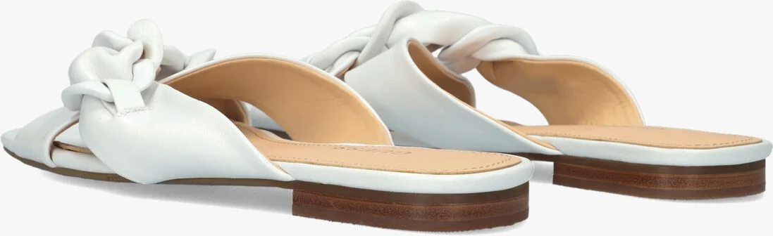 GUESS witte guess slippers sameya