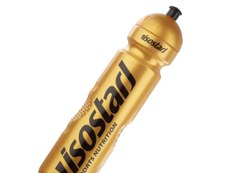 Isostar Trinkflasche Bidon 1000 ml, Gold Trinkflasche