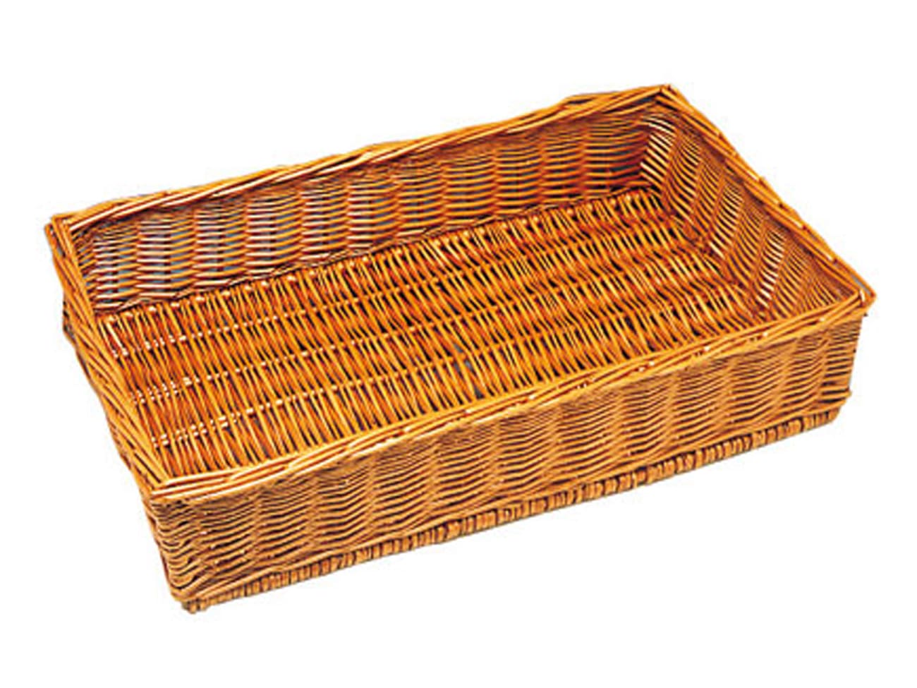 Manne en osier verni 60 cm