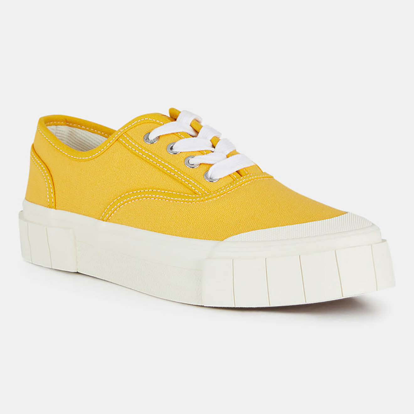 Good News Sneakers en Coton Bio Gnace jaunes