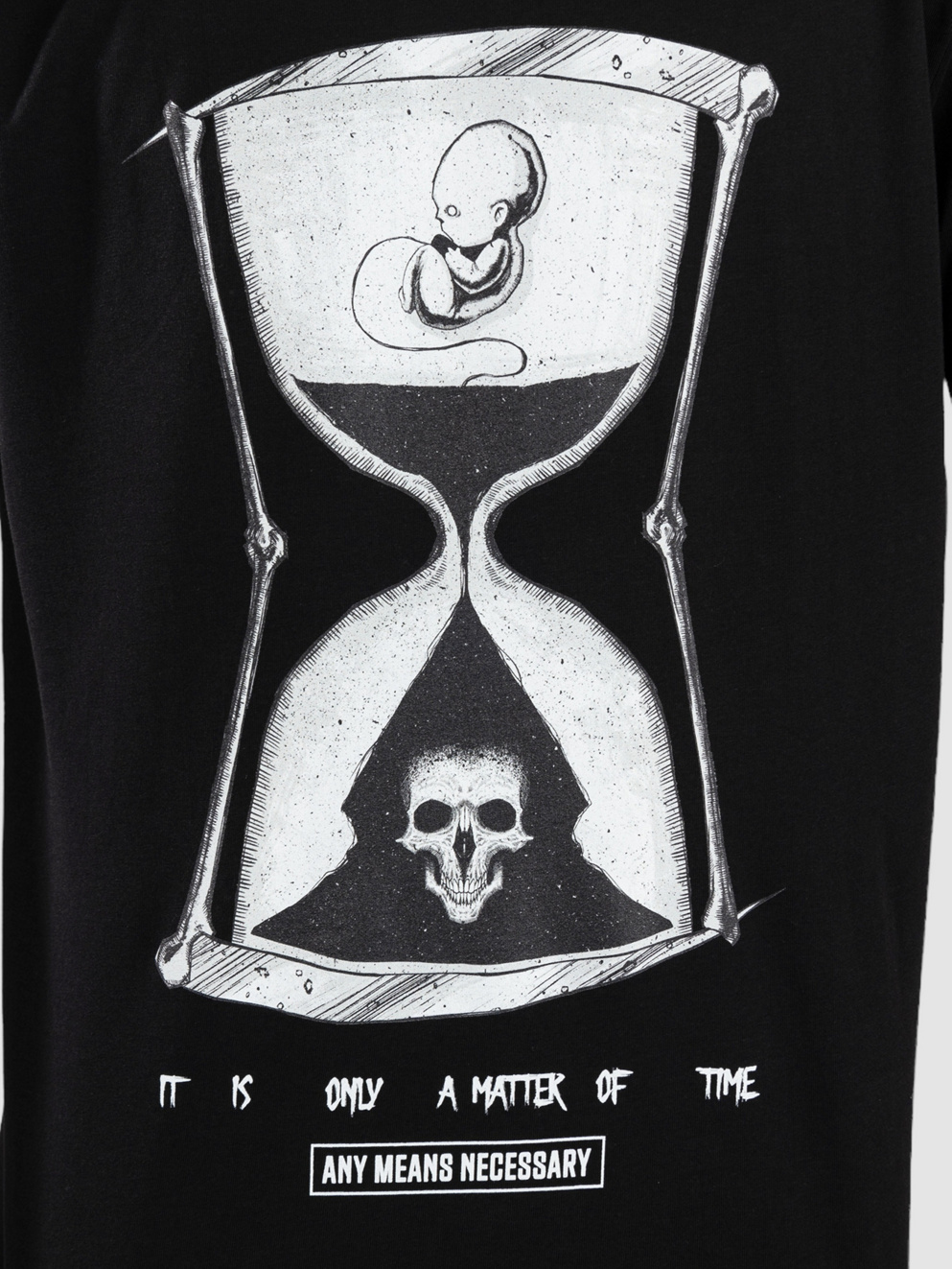 Any Means Necessary Matter Of Time T-Shirt black