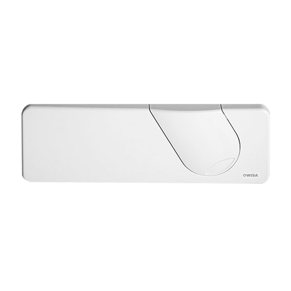 Wisa Top bedieningsplaat 2100 SO planchetbediend 40x13.5cm kunststof wit