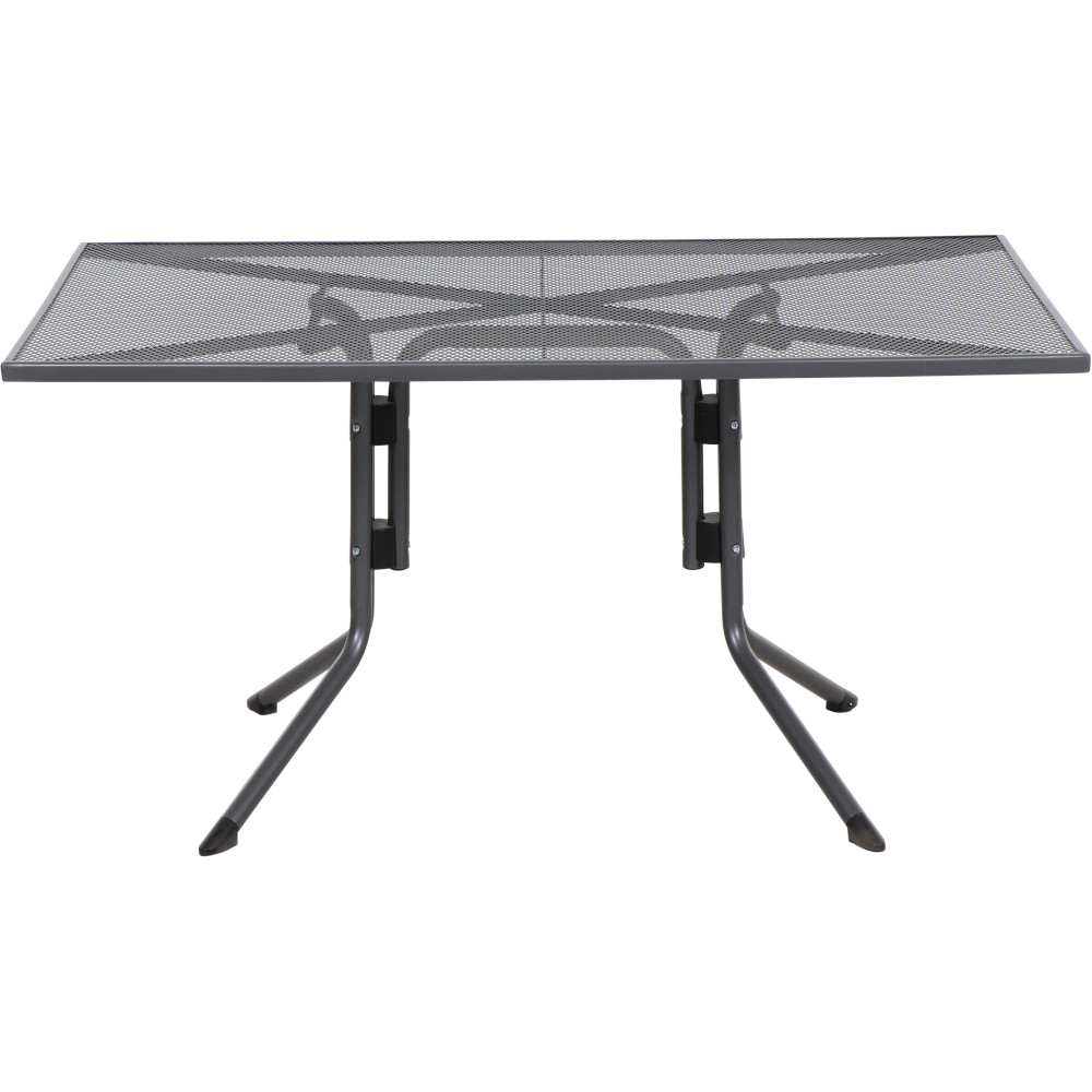 Gartentisch ELDA - matt anthrazit - 140x90 cm