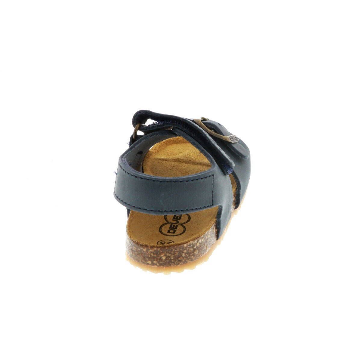 Develab 48195  leren sandalen blauw