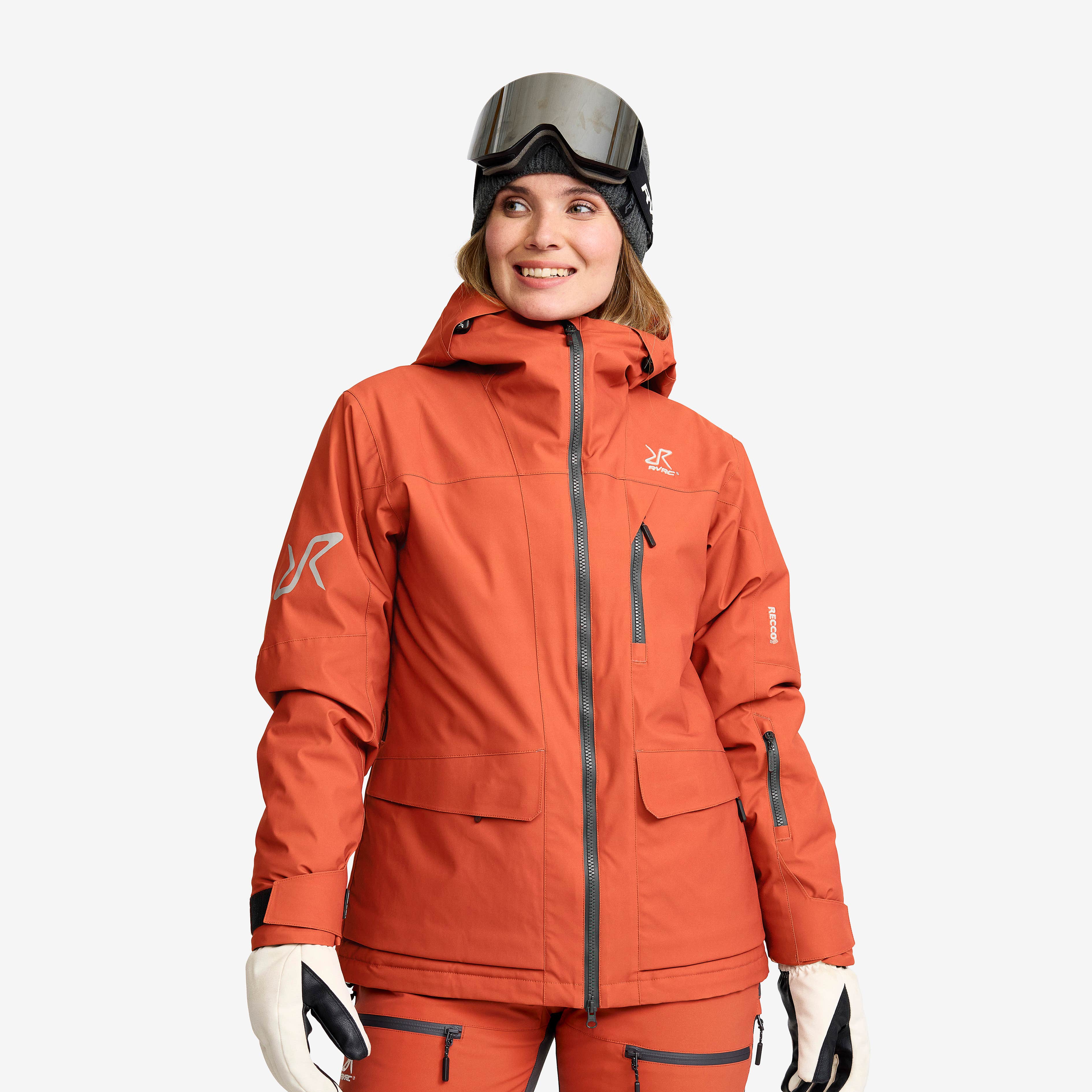 Halo 2L Insulated Ski Jacket Dame Bruschetta
