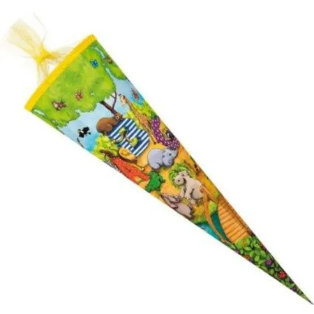 Nestler Schultüte Tier ABC, 85cm, sechseckig