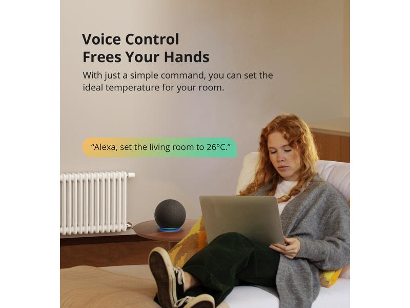 SONOFF Smarter Thermostat Radiator Zigbee Thermostatisches Ventil für Smart Zigbee Heizkörper