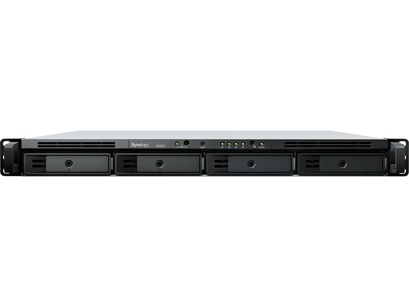 Synology NAS RackStation RS822  4-bay 1U Rackmount-NAS für leistungsstarkes Datenmanagement
