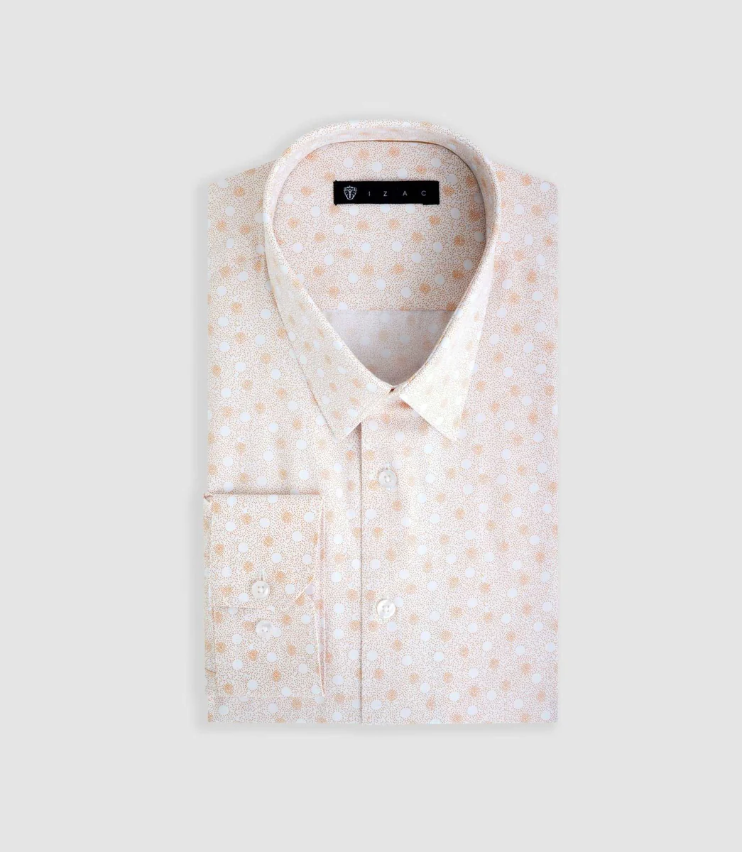 Chemise ville orange 