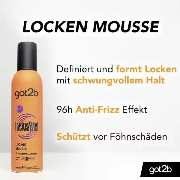 Schaumfestiger Lockmittel Locken Mousse