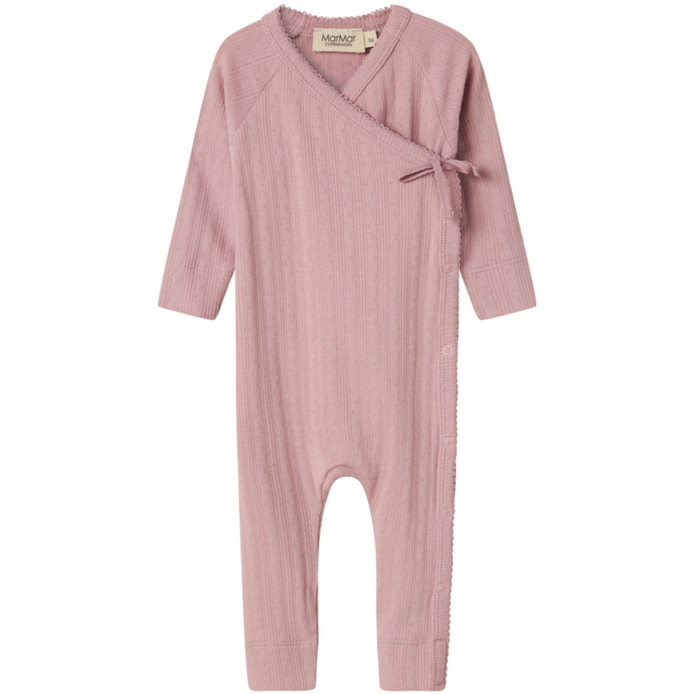 Køb MarMar New Born Modal Pointelle Soft Berry Rula Heldragt