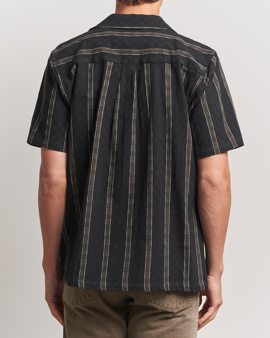 Les Deux Lucas Check Dobby Shirt Black