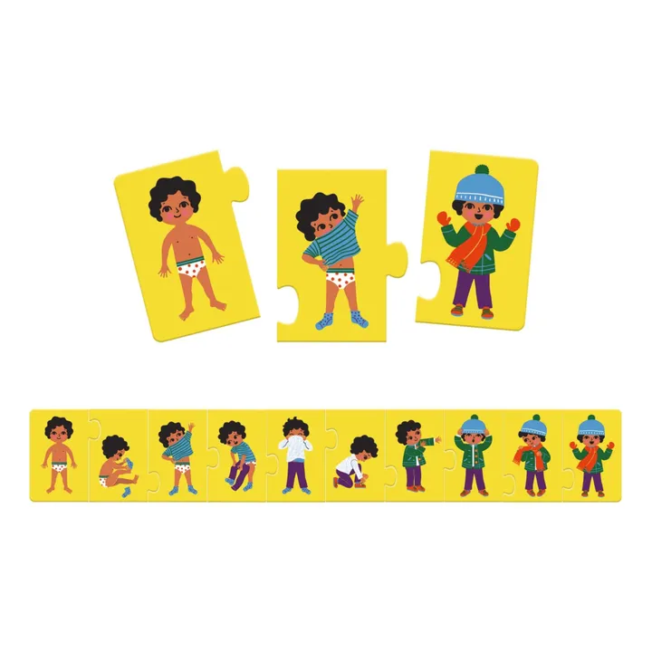 Djeco Puzzle frise Je m'habille - 10 pièces