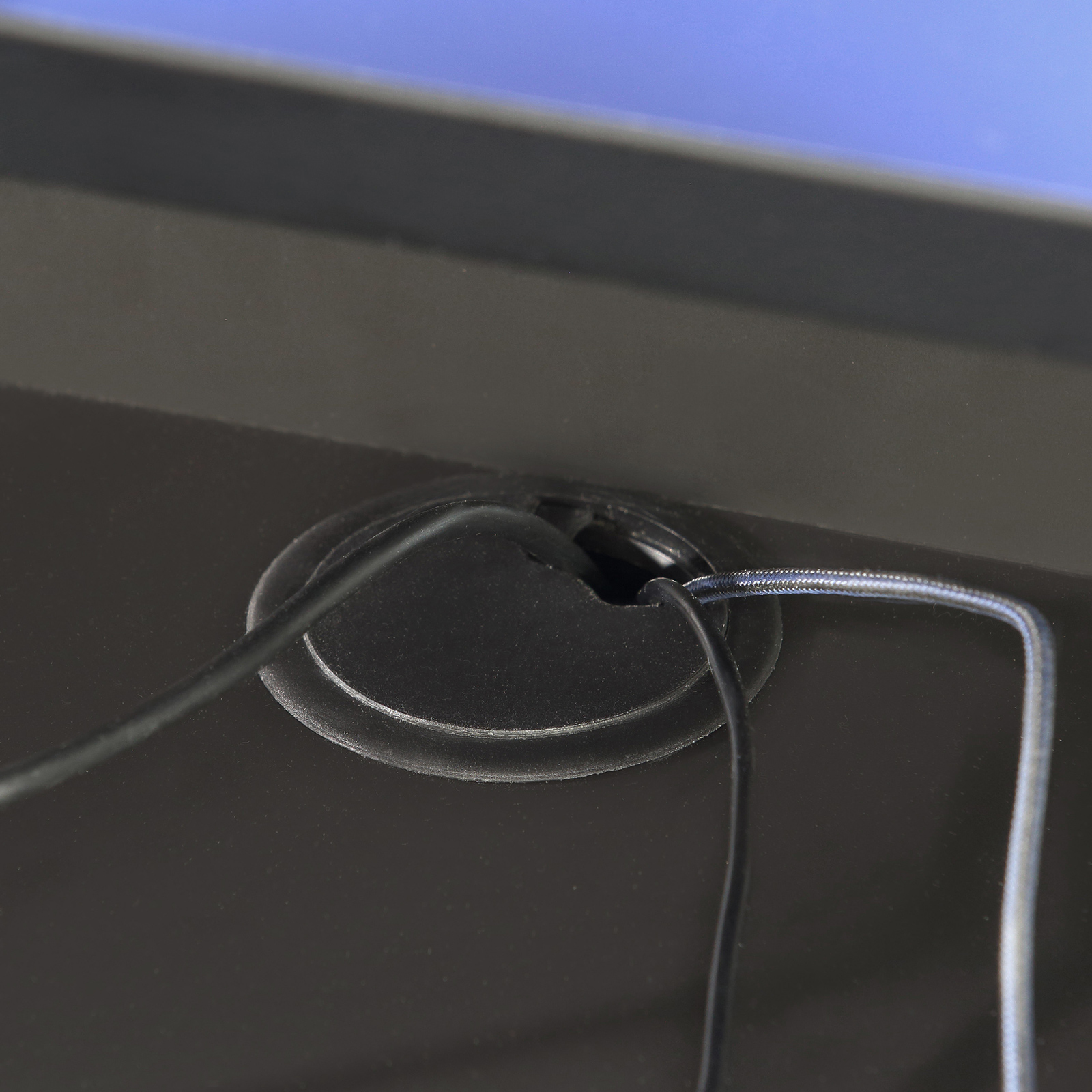 Gaming-Schreibtisch - schwarz-matt - 160 cm breit