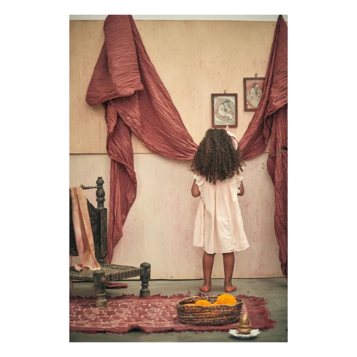 Louise Misha Robe Coton Bio Hasha | Rose pâle