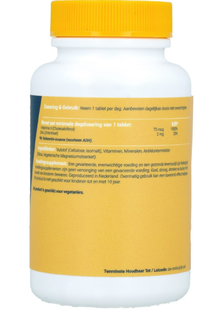 Fittergy Vitamine D3 75mcg met Zink 60TB
