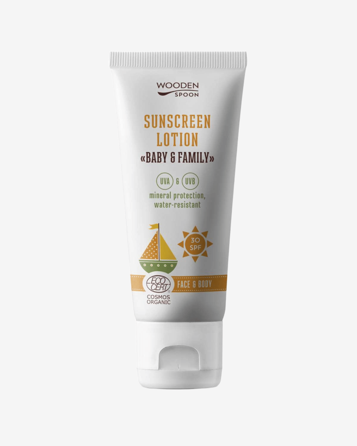 Solkrem Baby & Family SPF30 – Mineral, 100% Naturlig – Trygg for Nyfødt | 100ml