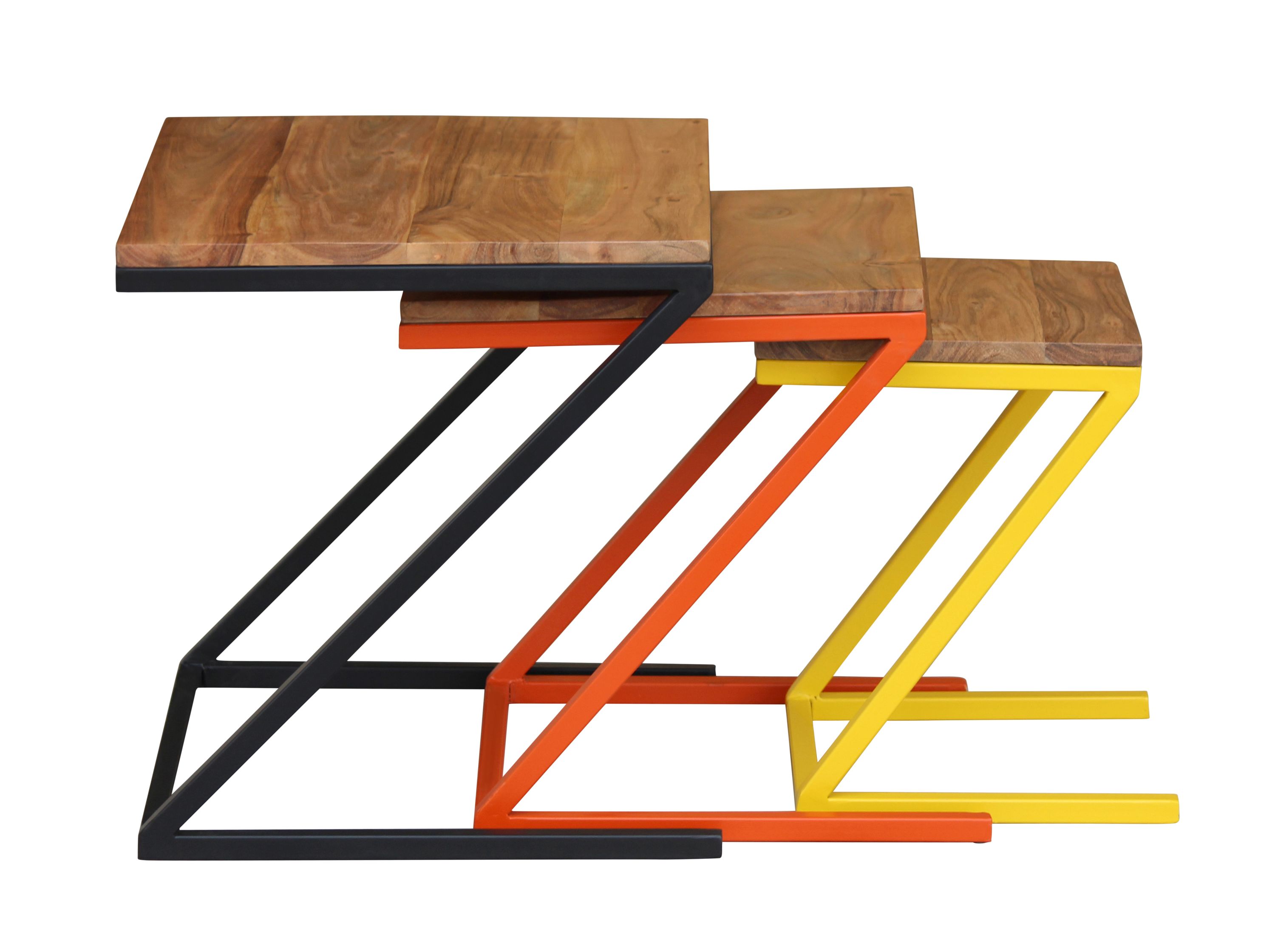 Beistelltisch Holz PIRMIN 3-teilig