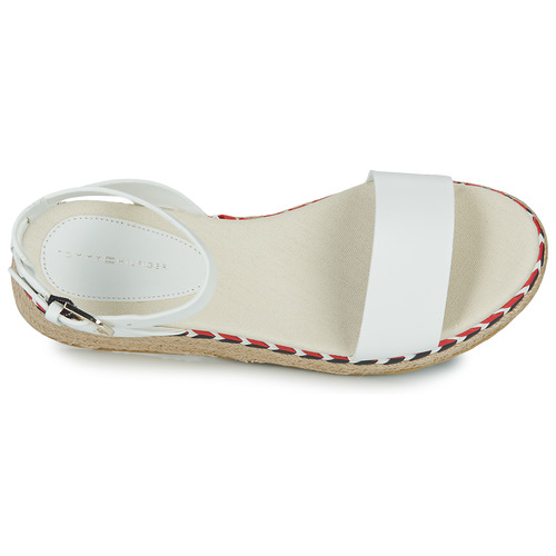 Tommy Hilfiger - LOW WEDGE SANDAL Blanco