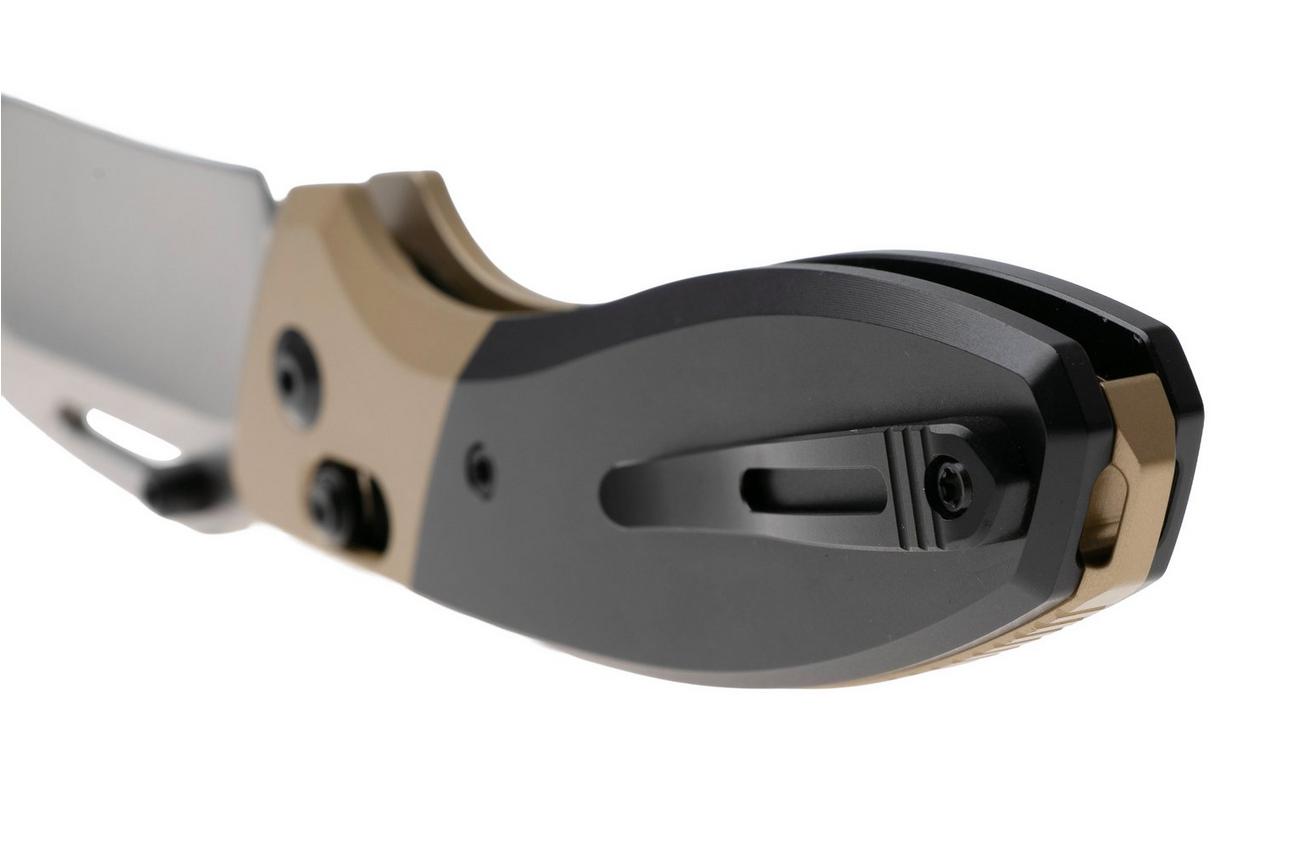 Kizer Bulli KI3695A4 Satin S45VN, Black Gold Titanium, zakmes
