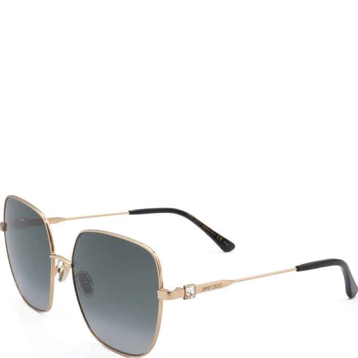 Jimmy Choo - Lunettes de soleil - Catégorie 3 - Doré