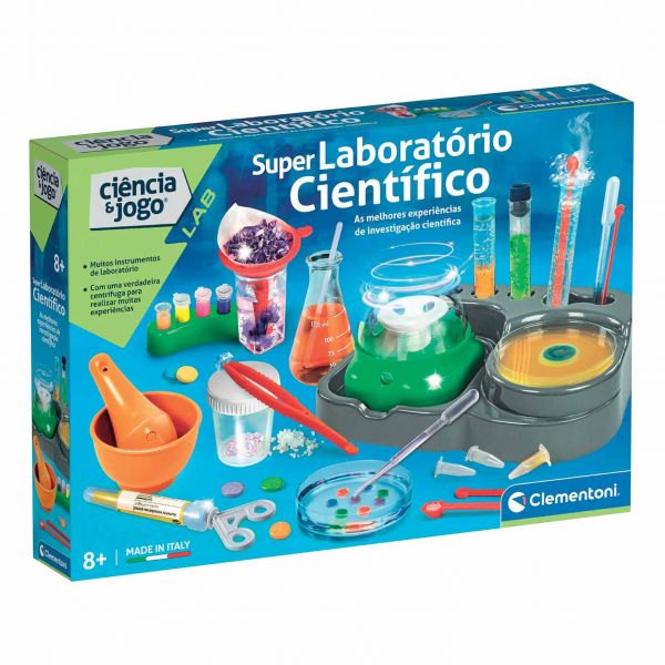 Clementoni Ciência & Jogo: Super Laboratório Científico - 67391