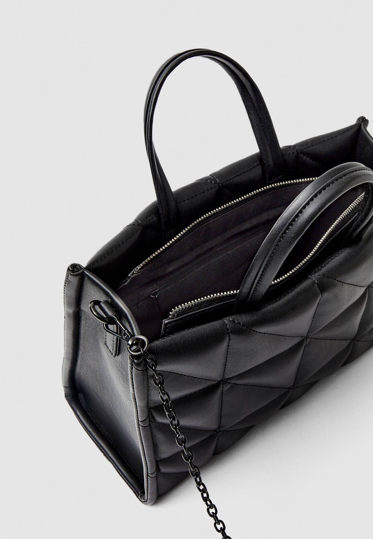 Bolsa de compras acolchoada de tamanho médio
