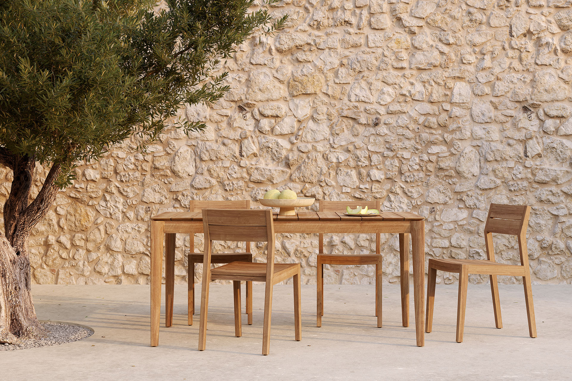 Teak Bok - outdoor - tuintafel 200x100