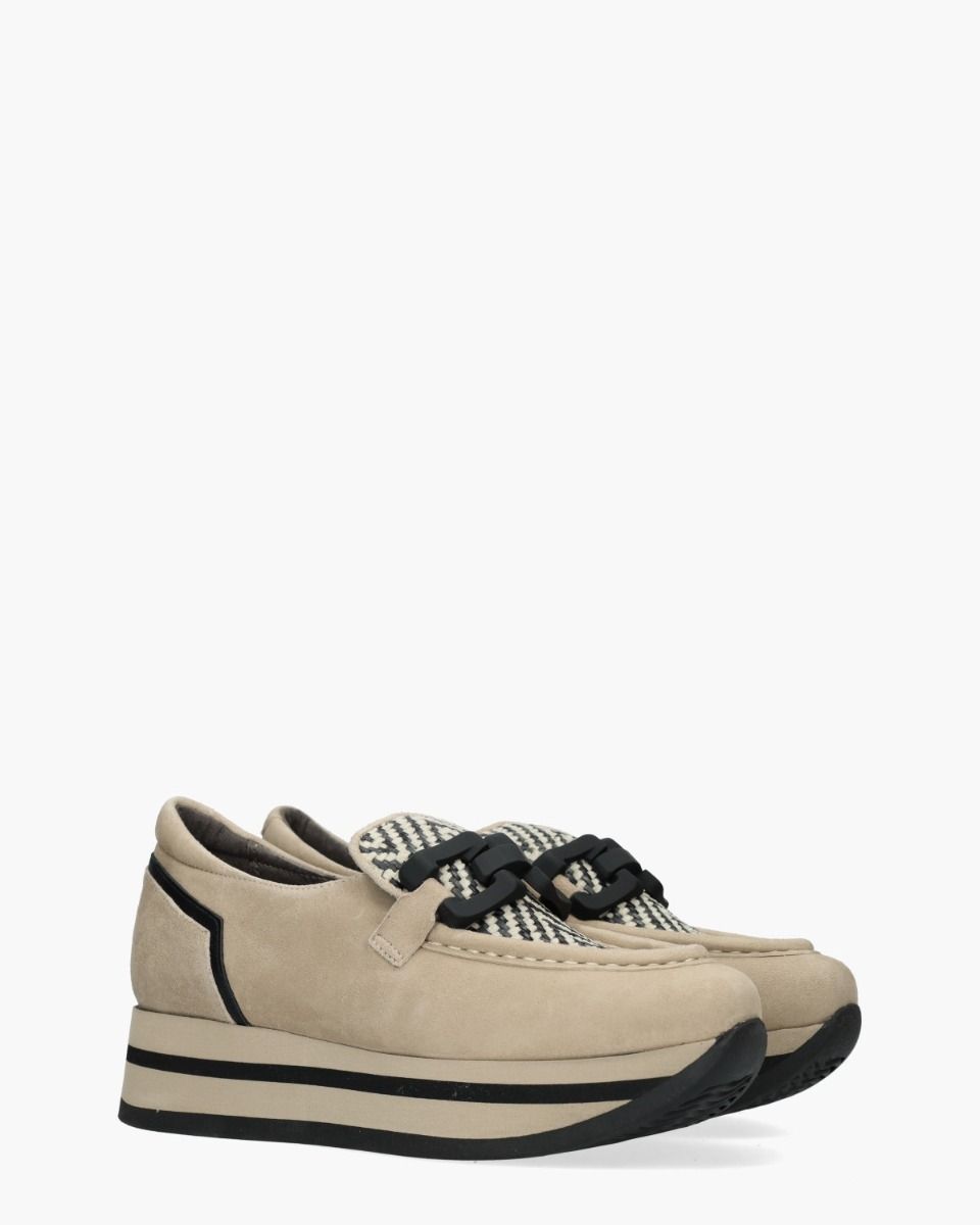 Softwaves Celine Beige Damesloafers