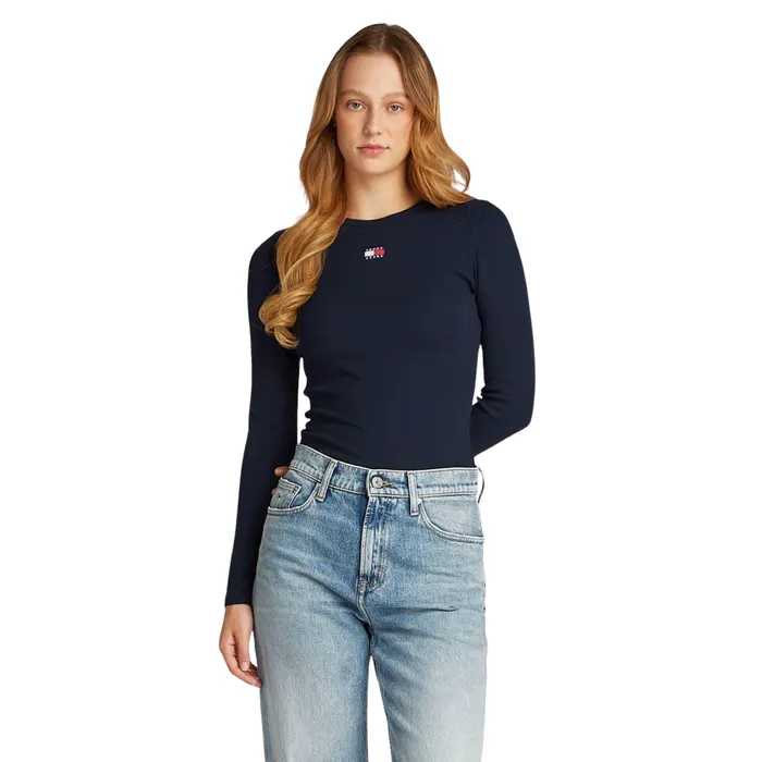 Tommy Hilfiger Slim Badge Longsleeve Shirt Dames