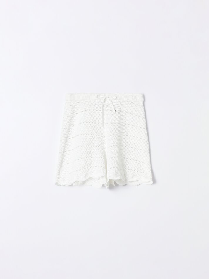 Tricô curto - Branco