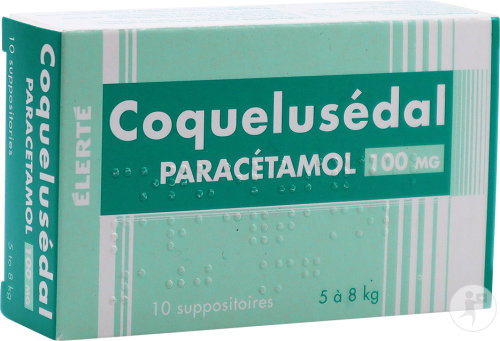 Élerté Coquelusédal Paracétamol 10 Suppositoires 100mg