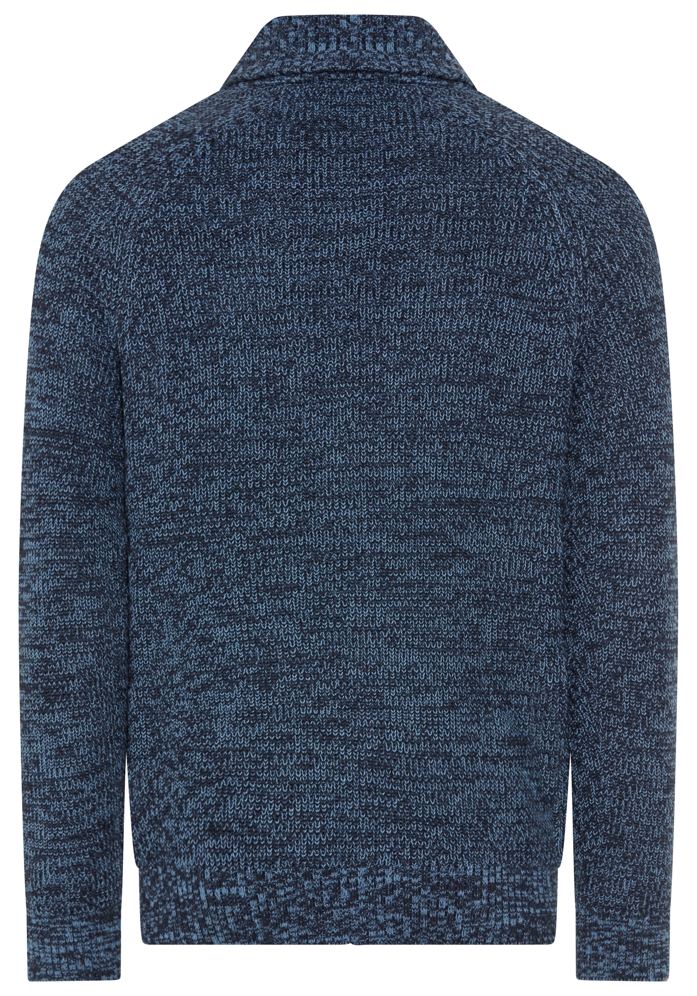 Man's World Strickjacke »Neue Kollektion! Mit Stehkragen & Reissverschluss«, melierte Optik ,weicher Griff, Perfekt für die kältere Jahreszeit