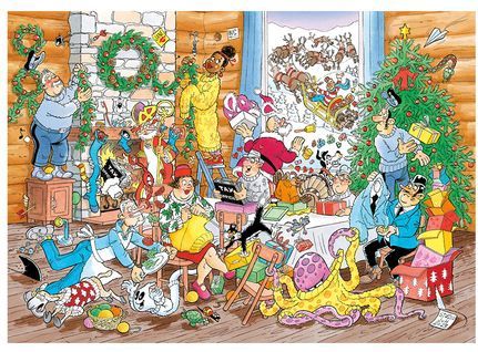 Jan van Haasteren - Kerstkriebels (500 Stukjes)