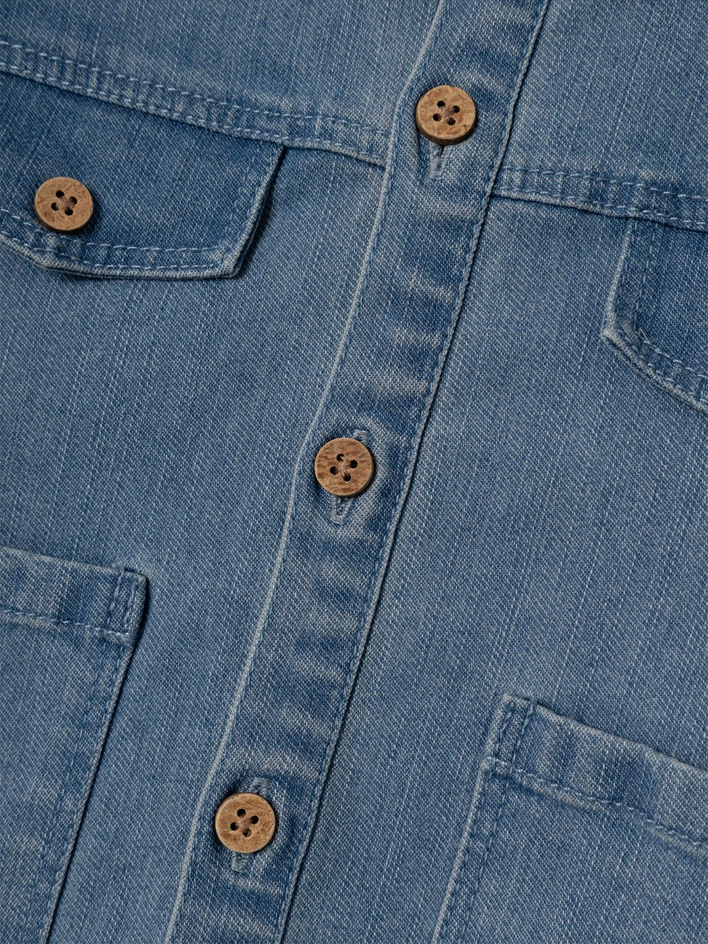 Okaja Long Sleeve Denim Shirt
