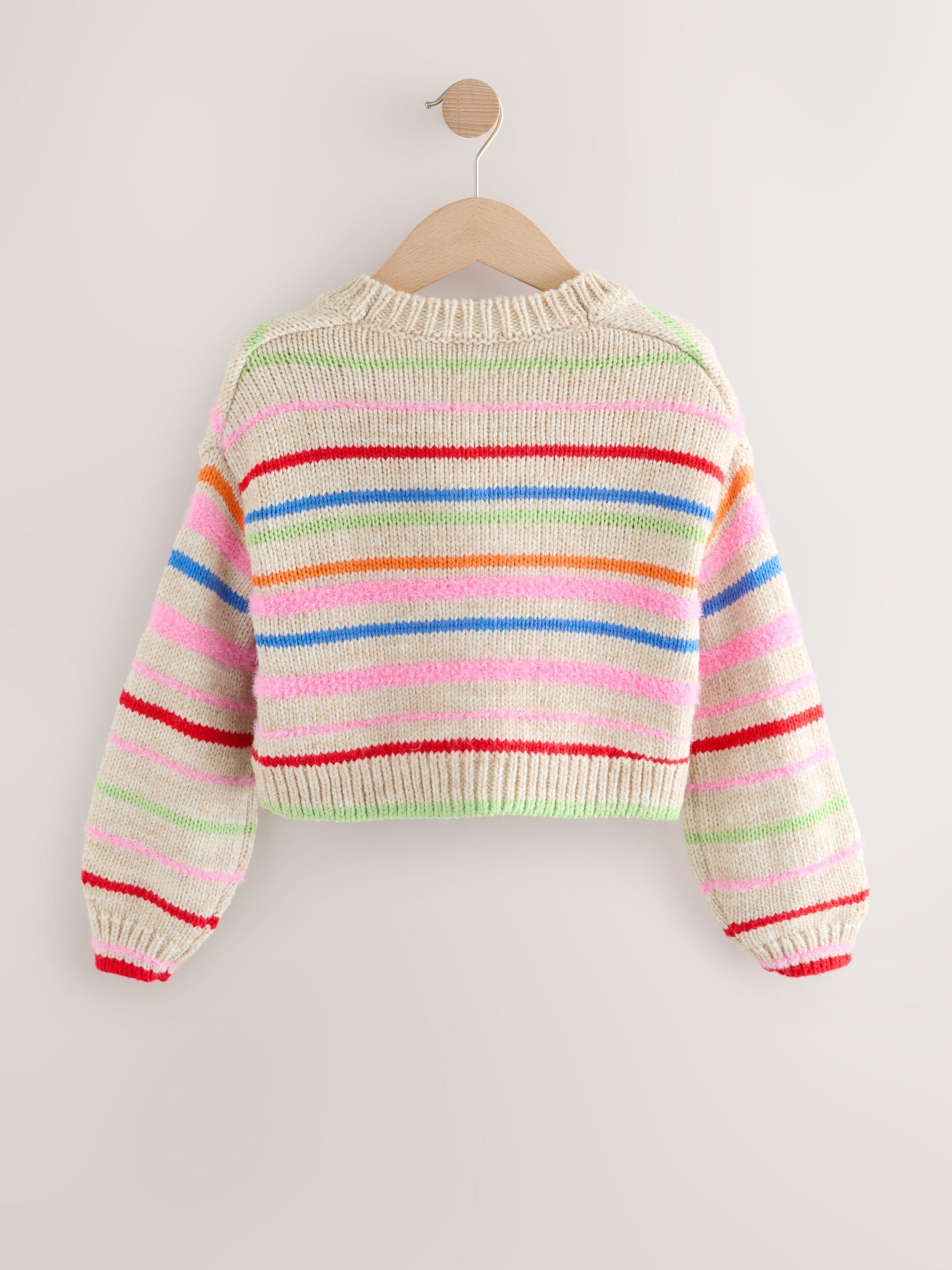 Regenboogstrepen - Rechthoekig vest (3-16jr)