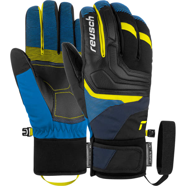 Gant de ski REUSCH STRIKE R-TEX XT BLACK/DRESS BLUE/SAFETY YELLOW