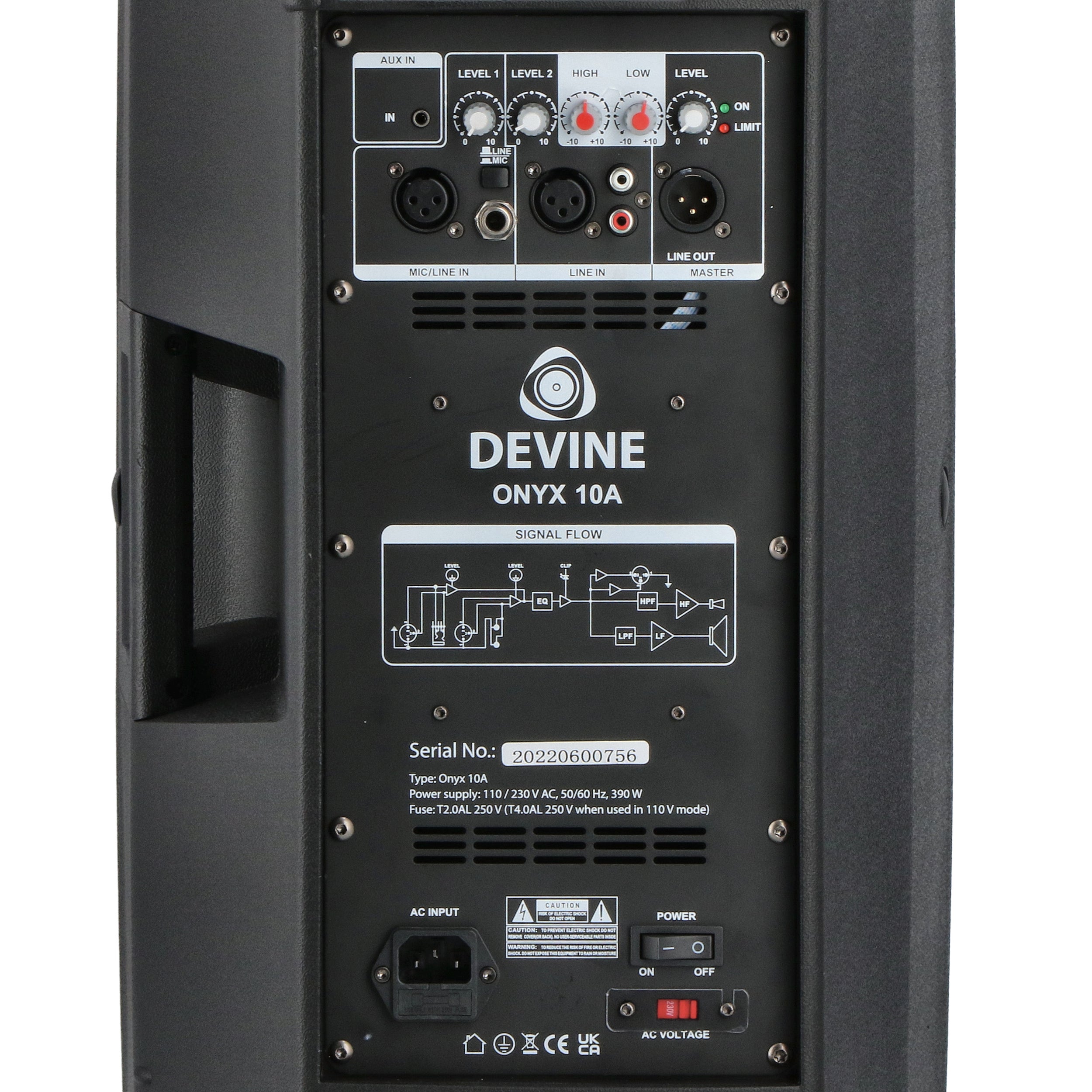 Devine Onyx 10A 10 inch actieve fullrange luidspreker