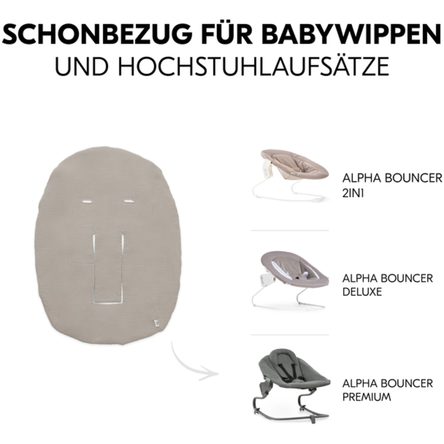 hauck Bezug für Babywippe Baby Bouncer Beige