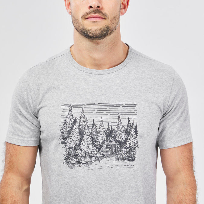 Decathlon Quechua - Camiseta de caminhada masculina Quechua NH100