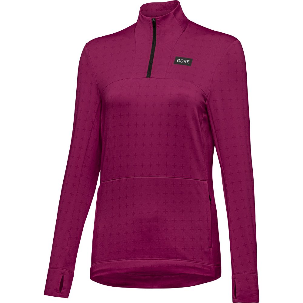 GOREWEAR Everyday Thermo 1/4-Zip Damen process purple