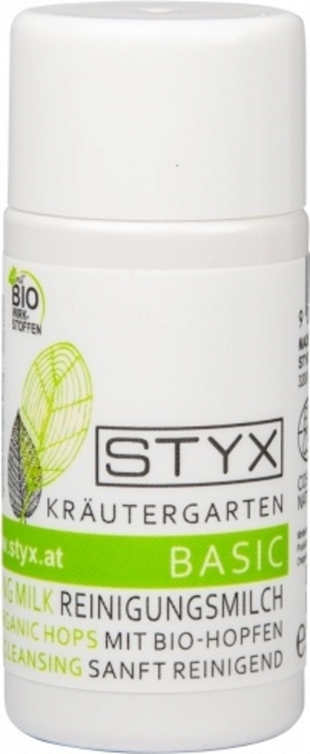 STYX  Kräutergarten Reinigungsmilch mit Bio-Hopfen, 30 ml
