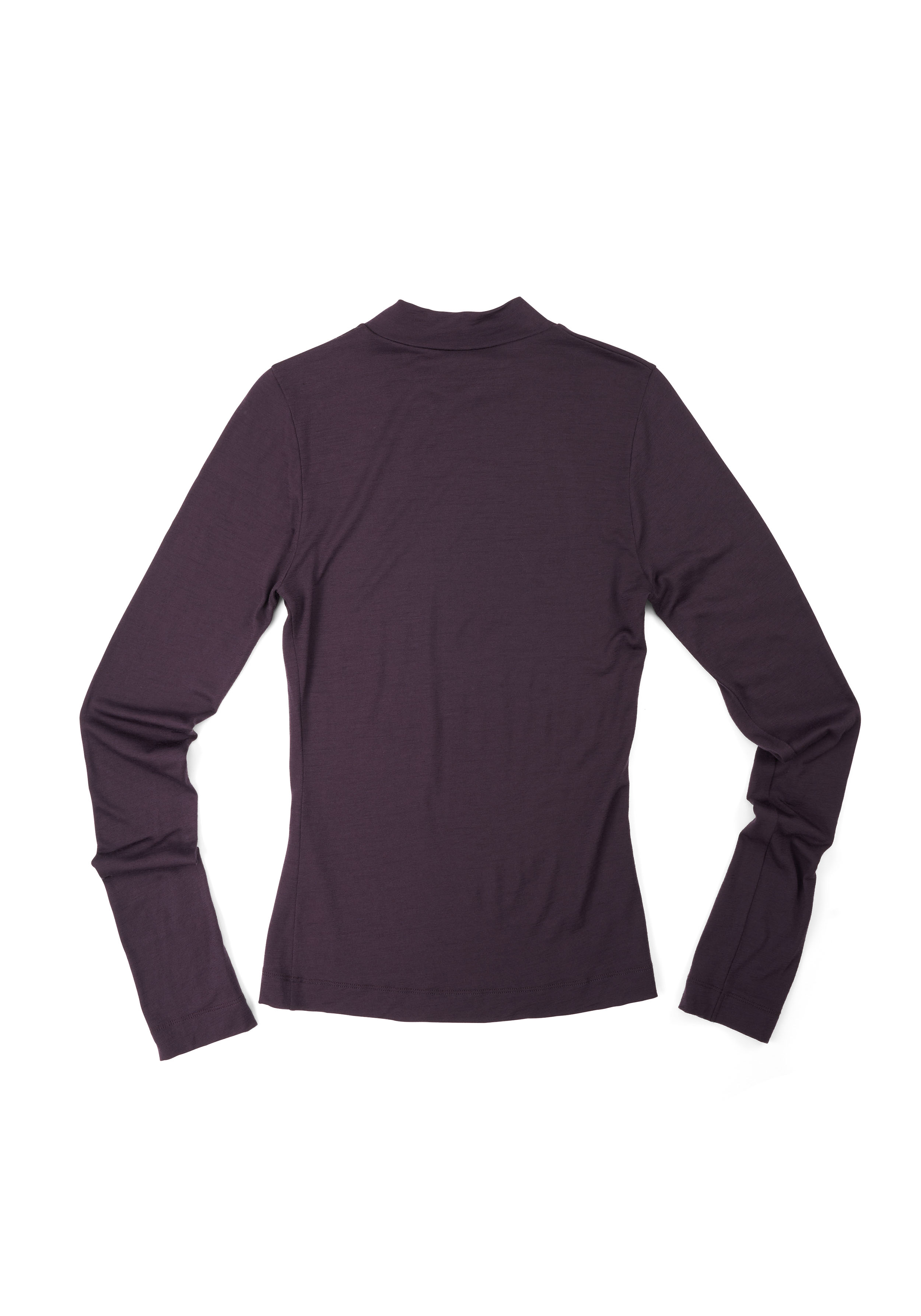 Pinqponq Longsleeve Mockneck Merino Women Sheep Plum