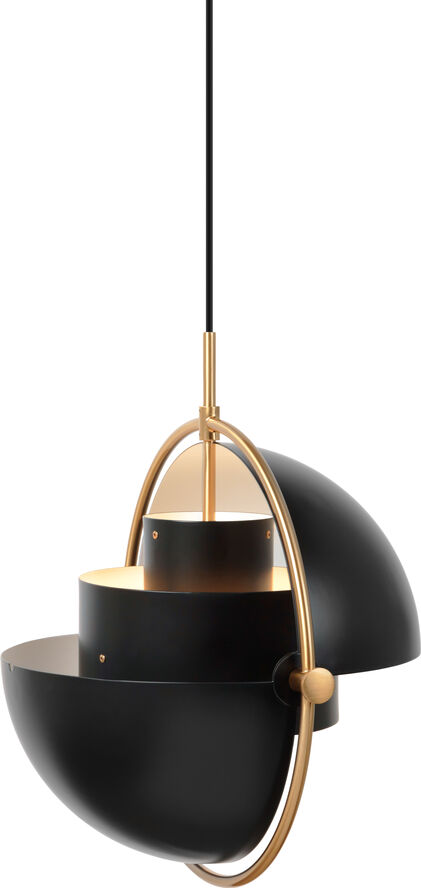 Gubi Multi-Lite Pendant Messing/sort