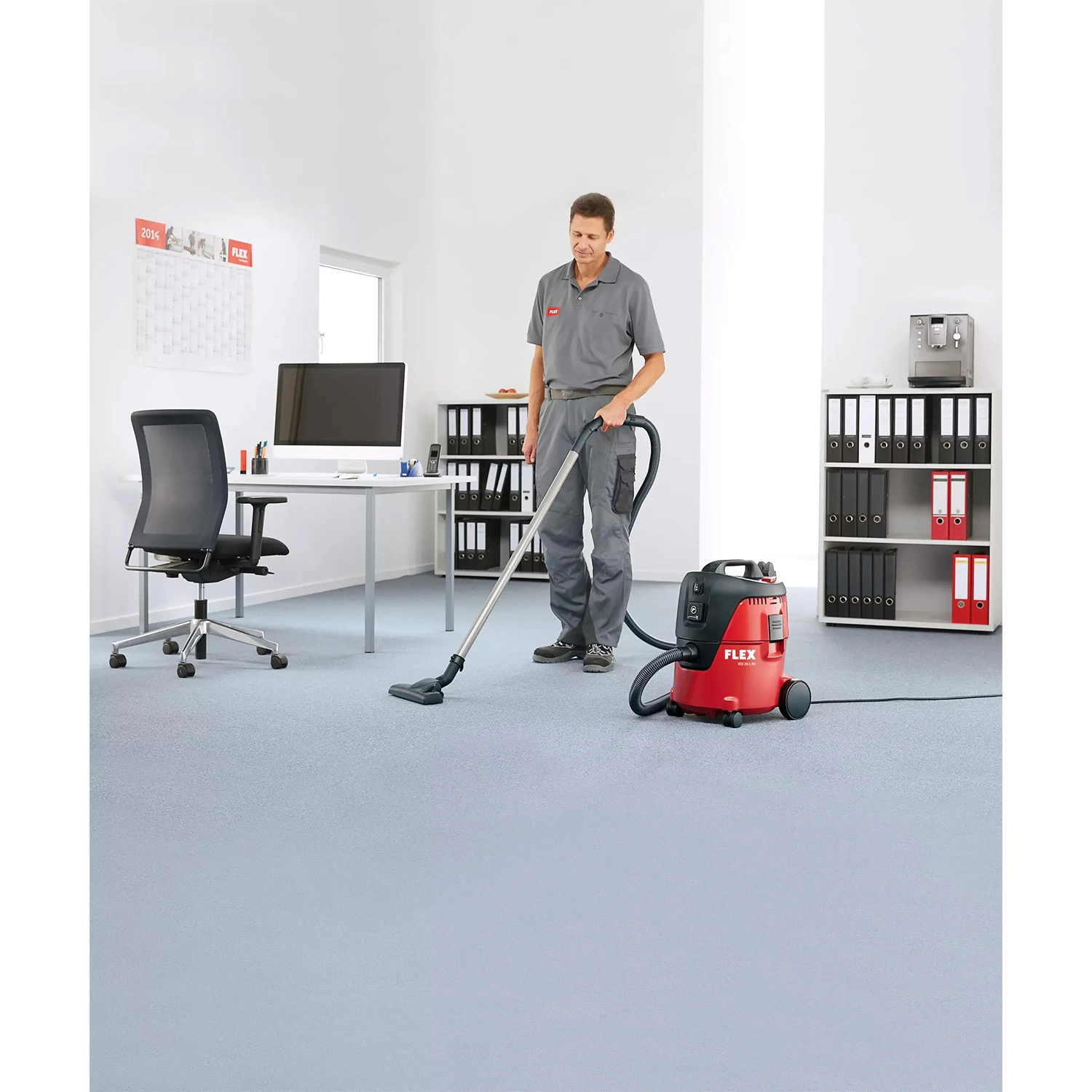 Flex VC21LMC Bouwstofzuiger incl. filterzakken (5st) - 1250W - L-klasse - 20L