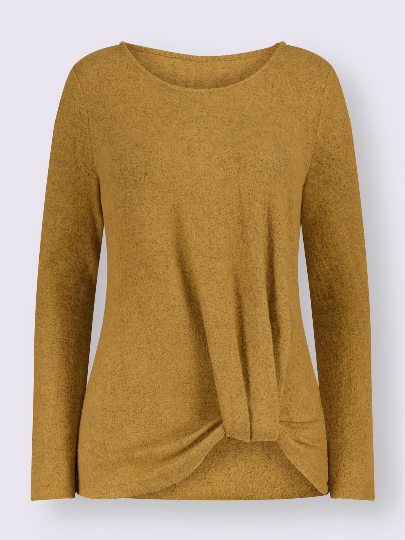 T-shirt à encolure ronde avec viscose