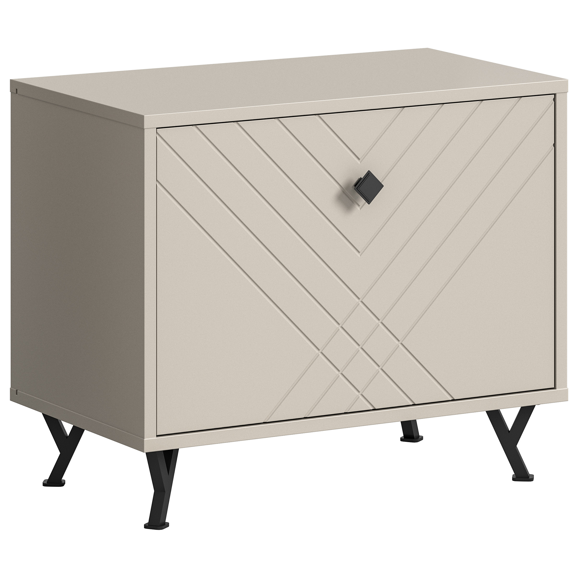 Sitzbank NOTES - sandbeige matt - 60 cm