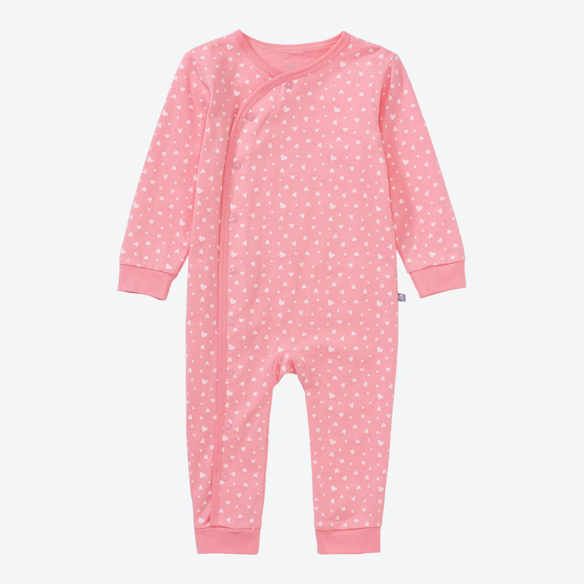 Baby-Mädchen-Schlafanzug mit Herzmuster