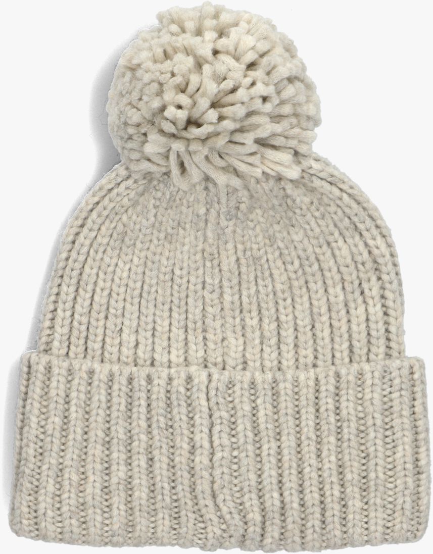 UGG lichtgrijze ugg muts chunky rib knit beanie w pom