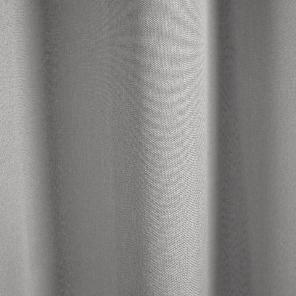 Rideau de douche effet lin 180x200cm polyester gris